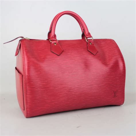 louis vuitton red epi leather bag|louis vuitton epi leather speedy.